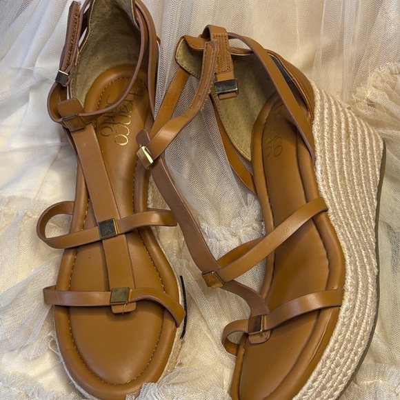 Franco Sarto Shoes - Franco Sarto Brown Strappy Sandals